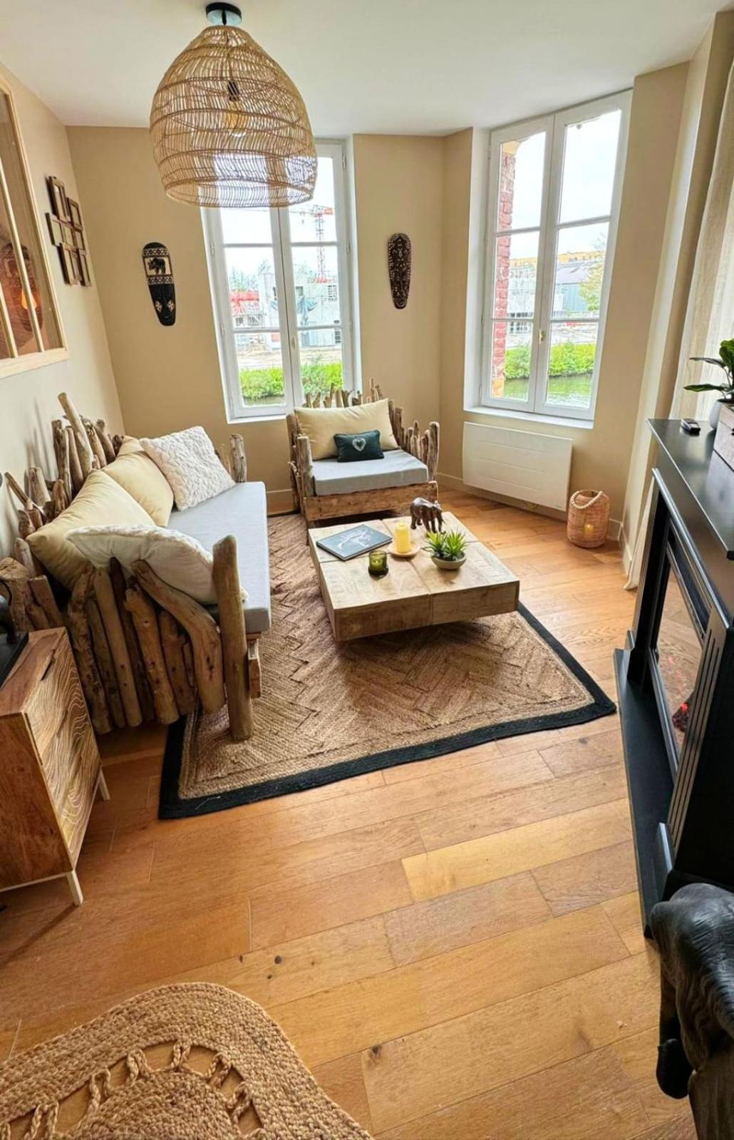 Duplex Safari Jusqu'A 4 Personnes, Spa, Cinema Et Lit Sous Les Arbres, Day Use, 10 Min Centre Амьен Экстерьер фото